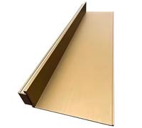 TQVLNMCR Moderni scaffali galleggianti a LED da parete con luce, contenitore e ripiano espositivo for casa e ufficio(Y,80x20x6cm)