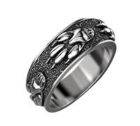 TQWSVUM Anello Artiglio 'orso Vichingo Vichingo Norreno -Uomini Donne In Acciaio Inossidabile Orso Zampa Anello - Fatto A Mano Moda Animal Footprint Amuleto Pirata Ring Jewelry