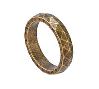 TQWSVUM Anello con Rune Elder Futhark -Anello In Acciaio Inossidabile Per Uomini Della Mitologia Norrena Viking - Anello Cocktail Hip Hop Alla Moda Fatti A Mano Lucidato Gioielli Amuleto Pagano