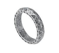 TQWSVUM Anello con Rune Elder Futhark -Anello In Acciaio Inossidabile Per Uomini Della Mitologia Norrena Viking - Anello Cocktail Hip Hop Alla Moda Fatti A Mano Lucidato Gioielli Amuleto Pagano