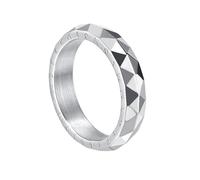 TQWSVUM Anello con Rune Elder Futhark -Anello In Acciaio Inossidabile Per Uomini Della Mitologia Norrena Viking - Anello Cocktail Hip Hop Alla Moda Fatti A Mano Lucidato Gioielli Amuleto Pagano