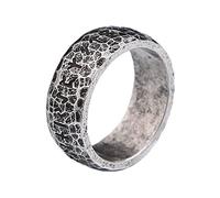TQWSVUM Anello Runa Vichinga Per Uomo Donna -Anello In Acciaio Inossidabile Nordic Futhark -Fashion Vintage Pirate Ring Gothic Style Celtic Pagan Amulet Jewelry