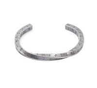 TQWSVUM Bracciale da Uomo con Rune Vichinghe -Bracciale A Polsino con Rune Futhark Dell'anziano Nordico -Regalo di Gioielli da Polso Regolabile con Amuleto Acciaio Inossidabile Mitologia Norrena