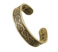 TQWSVUM Bracciale Uomo Donna Vichingo Drago, Bracciale Aperto Regolabile Totem Nordic Ouroboros in Metallo Fatto A Mano, Bracciale Bracciale Amuleto Animale Vintage Moda Gioielli Hip Hop