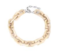 TQWSVUM Collana Choker A Catena in Resina Acrilica per Donna, Dichiarazione in Stile Punk Grande Colletto A Catena Chunky, Catena di Maglioni Vintage Esagerazione Hip Hop Gioielli
