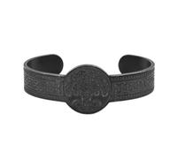 TQWSVUM Viking Yggdrasil Wristband per Uomo Donna - Mitologia Norrena Albero Pagano della Vita Bracciale Bracciale - Fatto A Mano in Metallo Acciaio Inox Nodo Celtico Open Bangle Gioielli di Moda
