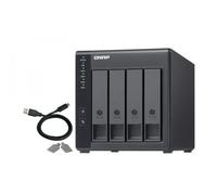 QNAP TR-004 contenitore di unità di archiviazione Box esterno HDD/SSD Nero 2.5/3.5"