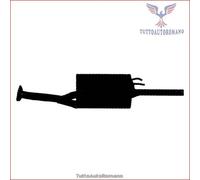 TR.52.07 Silenziatore posteriore Imasaf per TRIUMPH ACCLAIM