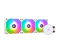 TR AQUA ELITE 360 Bianco ARGB refrigeratore d'acqua per CPU, con 3 x 120 mm ventilatori PWM, velocità 1550RPM,per AMD/AM4/AM5&Intel LGA1150/1151/1200/2011/1700,Refrigeratore d'acqua per CPU(bianco
