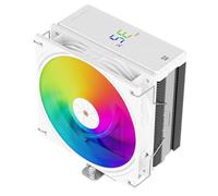 TR Assassin X 120R Digital ARGB Bianco Raffreddatore d'aria Velocità di 4 tubi di calore, coperchio superiore schermo digitale, ventola PWM silenziosa da 12 cm, per AM4/AM5, Intel