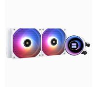 TR Frozen Notte 240 BIANCO ARGB V2 Raffreddatore processore ad acqua, Specifiche del doppio ventilatori PWM, Cuscinetti S-FDB, Adatto per AMD/AM4 AM5,Intel LGA 1700/1851/1151/1200/2011