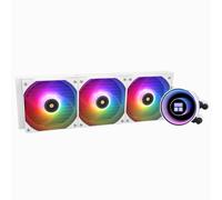 TR Frozen Notte 360 WHITE ARGB Raffreddatore processore ad acqua,Specifiche del dispositivo di raffreddamento del processore 360 bianco,Ventilatori doppi PWM,Cuscinetti S-FDB V2,Adatto per AMD/AM4