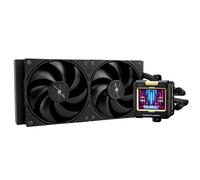 TR FW 240 Nero CPU AIO Cooler, PC 240 Specifica Sistema di raffreddamento ad acqua, Display LCD IPS con risoluzione 320 x 240, per AM5 & Intel LGA1700/17XX, Pompa ad alte prestazioni
