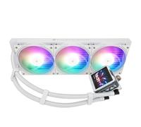 TR FW360 Ultra ARGB Bianco CPU AIO Cooler, sistema raffreddamento ad acqua PC 360, schermo LCD IPS 480x480, per AM4/AM5 e Intel LGA1700/1851, pompa alta prestazione