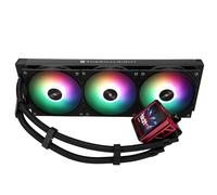 TR FW360 Ultra ARGB Nero CPU AIO Cooler, sistema di raffreddamento ad acqua specifica PC 360, schermo LCD IPS con risoluzione 480 x 480, per AM4/AM5 e Intel LGA1700/1851, pompa ad alte prestazioni