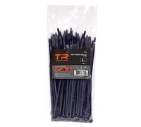 TR Industrial Fascette fermacavi multiuso, resistenti ai raggi UV, colore nero, 20,3 cm, confezione da 100