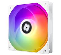 TR L-C12CW-S Ventola di raffreddamento a alloggiamento ARGB bianco da 120 mm, ventola per computer silenziosa PWM a 4 pin con cuscinetto S-FDB incluso,ventola di raffreddamento fino a 1550