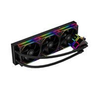 TR Magic Qube 360 ARGB Black Liquid CPU Cooler, Building Block Fan with 2000RPM, for AM4/AM5, Intel LGA1150/1151/1200/1700/1851, Temperature Controlled Color Changing Digital Screen