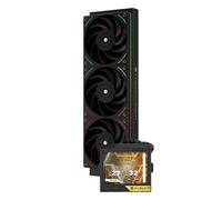 TR Mjolnir Vision 360 UB PRO ARGB - Raffreddatore per CPU Aio, specifiche 360 con ventola in linea, schermo LCD da 3,5" con risoluzione 640 x 480 per AM4/AM5; Intel lga1700/1851