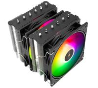 TR-Thermalright Peerless Assassin 120 SE ARGB Black V3 CPU Air Cooler, Dual Tower e ventola con 6 tubi di calore, ventola PWM TL-P12-S da 120 mm con 2000 giri/min, per AM5/AM4, Intel lga1851/1700/1150