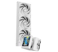 TR-Thermalright Stream Vision 360 - Raffreddatore CPU liquido bianco, schermo LCD IPS da 3,5 pollici con risoluzione 680 x 480, magnetico, testa fredda con ventola incorporata integrata, radiatore da