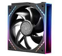 TR -TL-M12Q, CPU Colder viene fornito con un effetto leggero Argb Mirror, raffreddamento silenzioso PC PWM con una velocità di 2000 giri/min, ventola di raffreddamento del processore (120 mm, nero)
