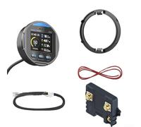 TR24 Coulomb Meter con valutazione impermeabile IP68 e display a colori per il monitoraggio in tempo reale dei parametri della batteria LiFePO4 tra cui tensione, corrente e capacità (50A)