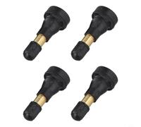 TR600HP - Set di 4 valvole resistenti con nucleo in ottone per pneumatici tubeless, 45 x 18 mm