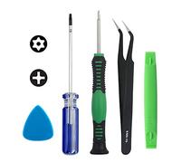 TR9 Torx Security Cacciavite e 2.0mm PH00 Phillips Cacciavite ESD Pinzette Pry Opening Tools Compatibile con PS4 Controller Repair Kit