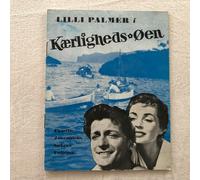 Tra il tempo e l'eternità Lilli Palmer, Willy Birgel 1956 Danish Movie Program