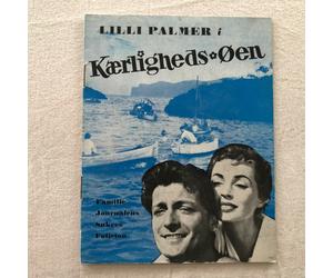 Tra il tempo e l'eternità Lilli Palmer, Willy Birgel 1956 Danish Movie Program