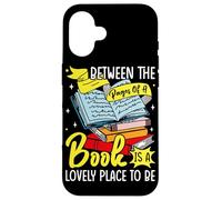 Tra le pagine di un libro c'è un posto incantevole dove stare Custodia per iPhone 16