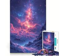 Tra le stelle Puzzle da 1000 pezzi per adulti Gioco divertente e rilassante Taglio laser di alta qualità Esercizio mentale per momenti di tranquillità a casa (38x26cm)