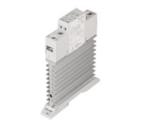 TRA48D25M 25A AC Heat Sink Solid State Relay Din Rail SSR 5V 12V 24V 32VDC Input 42-480VAC Output Smart LED Signal Relay Unit Controls Relays