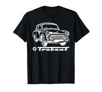 TRABANT Trabi Auto DDR Germany Magliette Maglietta, Uomo, Nero, L