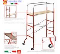 Trabattello acciaio vern supermini 62x144xh142 cm