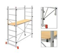 TRABATTELLI TRABATTELLO PONTEGGIO ALLUMINIO STEP UP LABOR CM. 158x80xH210