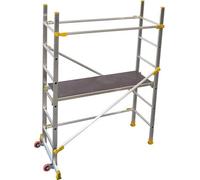 TRABATTELLO IN ALLUMINIO CON PIANO E RUOTE - HMAX 2.90MT - MAURER