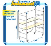 Marchetti 20939 Dinamico Trabattello, Grigio
