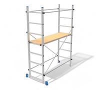 Trabattello smontabile pieghevole in alluminio con montanti Marchetti