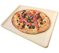 TRABO Piastra pizza Focacce e Biscotti in Pietra refrattaria per Forno Barbecue e Camini 35x34,5 cm - BMAXI NATURCOOK