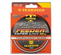 TRABUCCO FEEDER TAPER LINE - 200mt - Monofilo Conico progressivo per gestire carichi di lancio senza shock leader (ø 0.221～0.354)