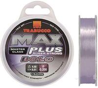 Trabucco Filo da Pesca Max Plus Bolo 0.18 mm 150 mt in Nylon Ideale per Lo Spinning Surfcasting Carpfishing Trota Lago Resistente al Nodo con POCA Elasticità