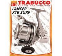 Trabucco Mulinello da Pesca Lancer XTR 6500 per Pesca a Fondo Surfcasting Beach Ledgering da Lancio con Babina Grande Che Permette la Fuoriuscita Fluida del Filo per Raggiungere Distanze Maggiori