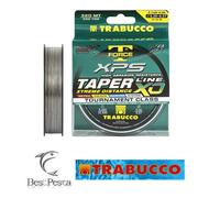 TRABUCCO TAPERLINE XD 320mt 0,18-0,57 - filo multicolor shock leader trasparente