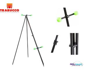 TRABUCCO TRIPODE SURFCASTING XTR SURF TRIPOD T2 EVO ALTEZZA MAX 180 CM 2 CANNE