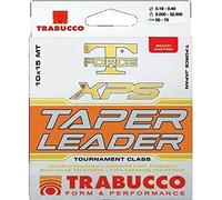 FILO CONICO XPS TAPER LEADER 0,23 - 0,67 NEUTRO SURFCASTING TRABUCCO 10 X 15 MT
