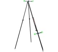Trabucco XTR Surf Tripod T2 Evo Art. 088-65-910, Struttura in Alluminio Verniciato Nero. Regolabile in Altezza e inclinazione.