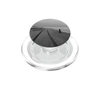 Tracce di sabbia costiera scena cielo nuvoloso PopSockets PopGrip per MagSafe