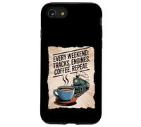 Tracce, motori, caffè, ripetizione Custodia per iPhone SE (2020) / 7/8